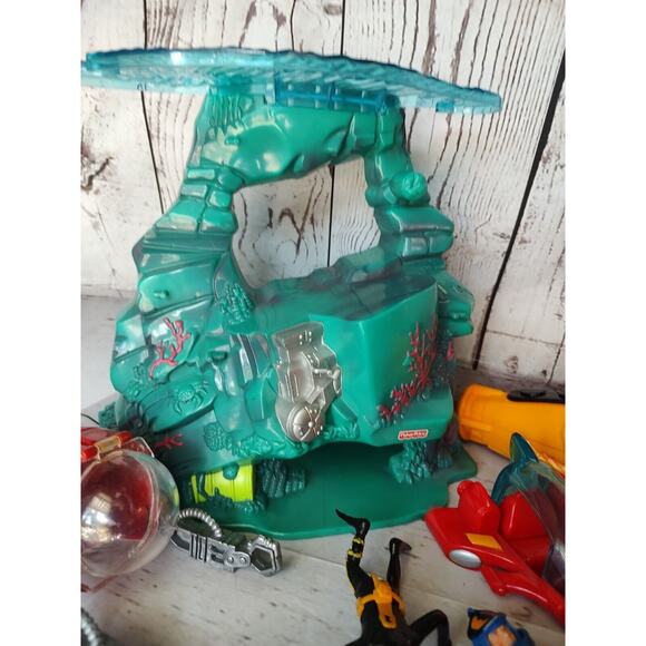 Fisher Price Rescue Heroes MICRO ADVENTURES Submarine Underwater Sea Playset Lot - Picture 2 of 16